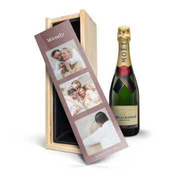 personalised champagne gift set
