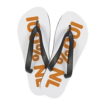 slippers met logo