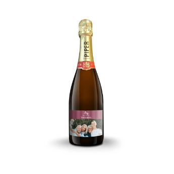 personalised Piper Heidsieck champagne