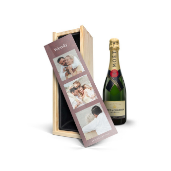 personalised Moët & Chandon Champagne