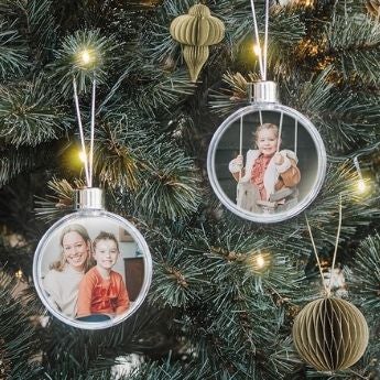 Personalised photo gifts for your Christmas tree