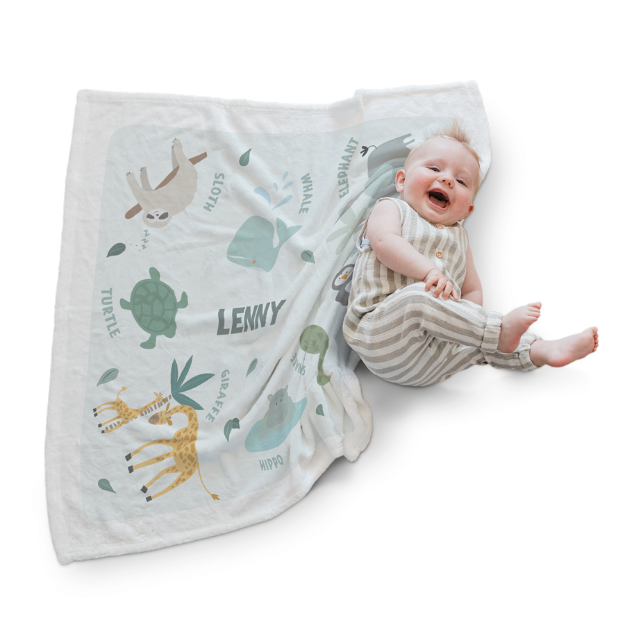 couverture bébé personnalisée